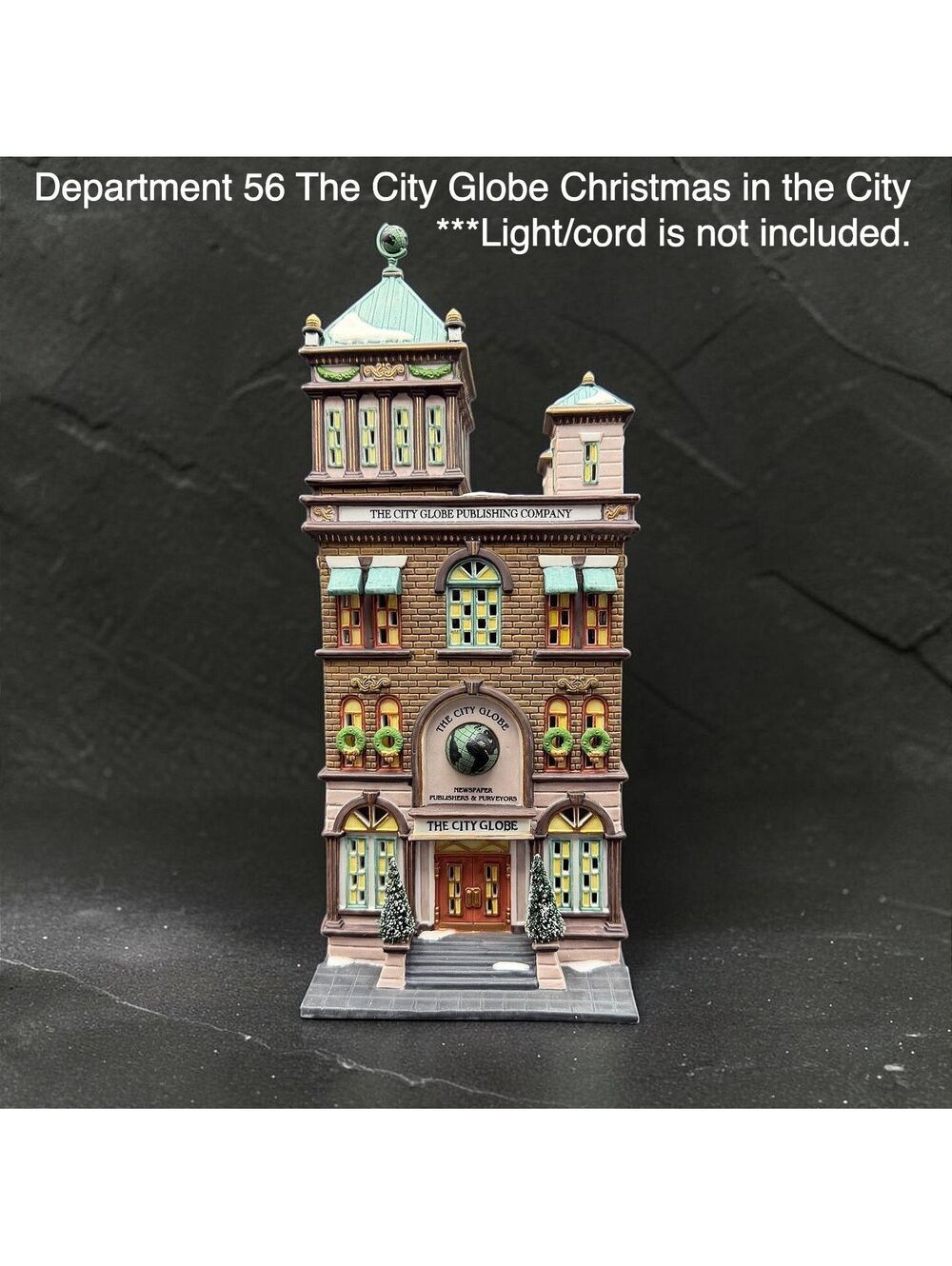 Vintage Department 56 The City Globe Christmas in the City 1997 w/ Original Box